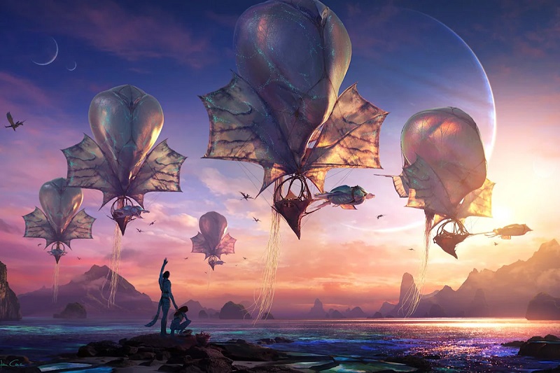 Die Schönheit Pandoras, Na'vi-Clans und Luftschiffe: Disney enthüllt fünf beeindruckende Konzeptzeichnungen für Avatar Teil III-4