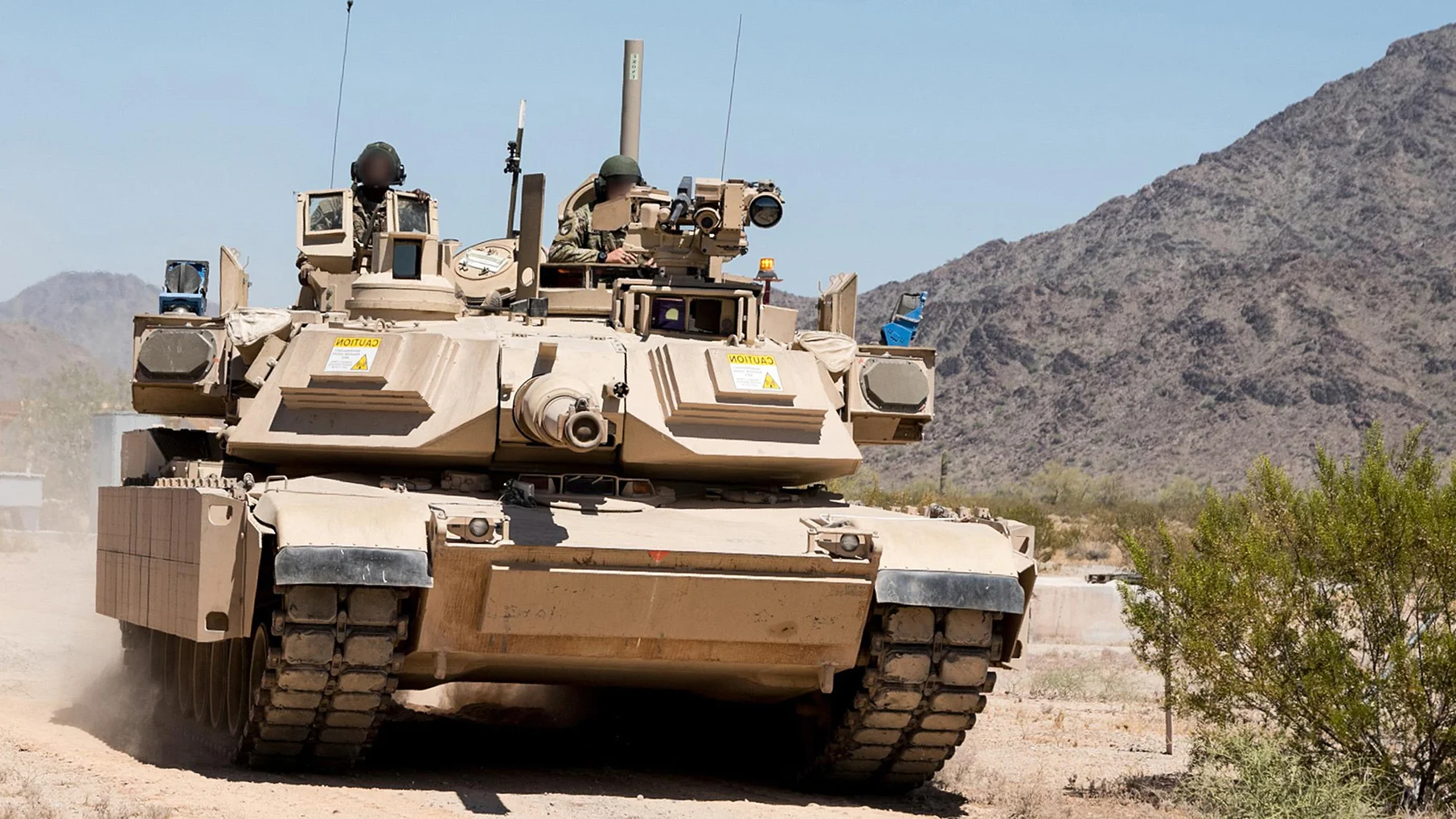 M1A2 SEP v3 Panzer während der Erprobung, Abbildung der US Army