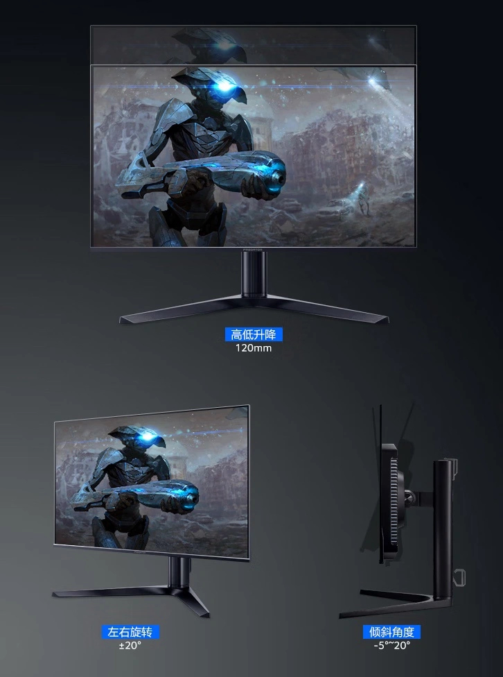 Acer Predator X27U X1 Unterseite des Monitors Acer Predator X27U X1 Unterseite des Monitors