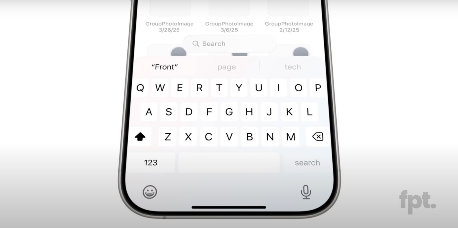Vermeintliche iOS 19 Tastatur Vermeintliche iOS 19 Tastatur