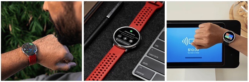 Anzeige des Amazfit Active 2 Anzeige des Amazfit Active 2
