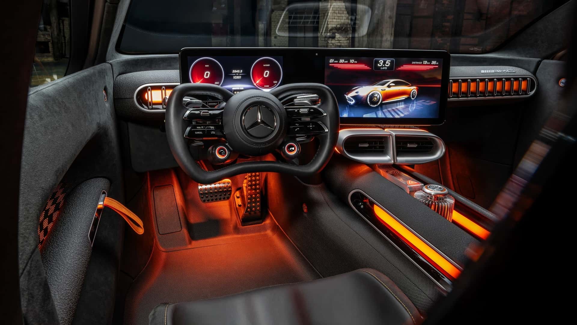 Mercedes-AMG GT XX Konzept Innenansicht Detailaufnahme Mercedes-AMG GT XX Konzept Innenansicht Detailaufnahme