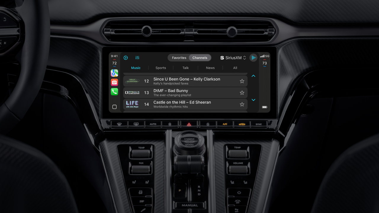 CarPlay Ultra Armaturenbrett mit Radio CarPlay Ultra Armaturenbrett mit Radio