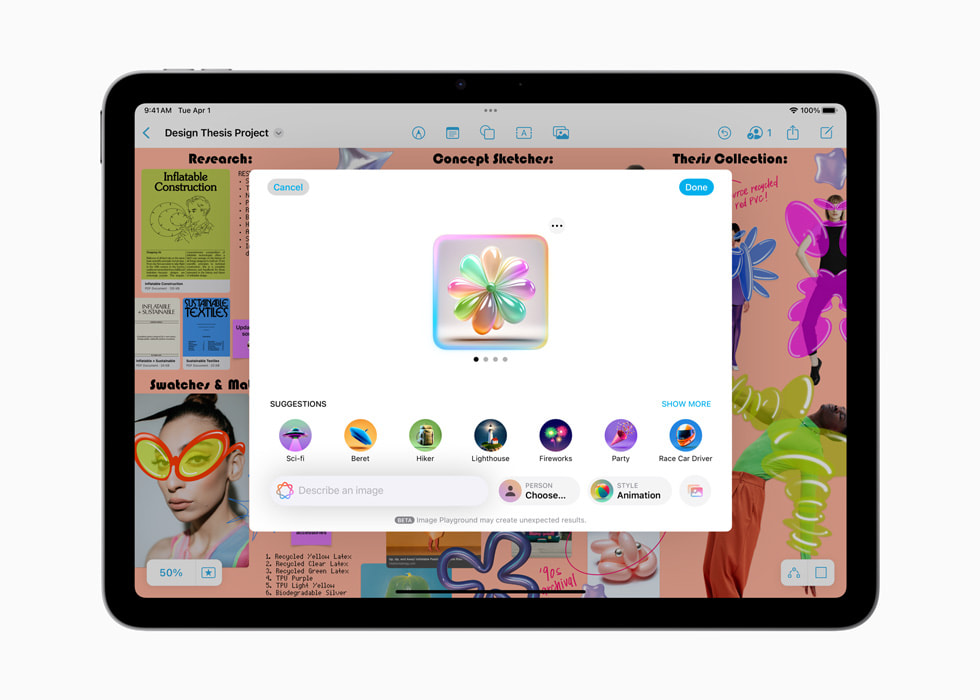 Apple iPad Air mit einer intelligenten Bildplattform Apple iPad Air mit einer intelligenten Bildplattform