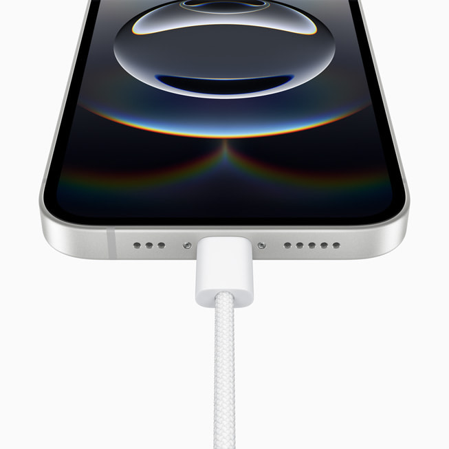 USB-C für das iPhone 16e. Illustration: Apple USB-C für das iPhone 16e. Illustration: Apple