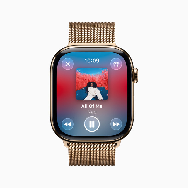 Aktualisiertes Now Playing-Design in watchOS 26