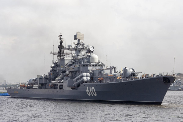 Der Zerstörer 'Nastojawlenni' der russischen Ostseeflotte Der Zerstörer 'Nastojawlenni' der russischen Ostseeflotte