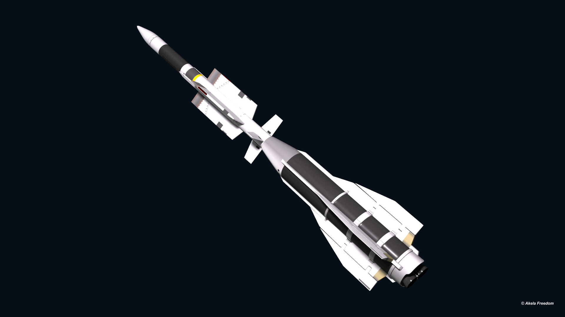 Flugabwehrrakete Aster 30 Flugabwehrrakete Aster 30. Illustration: Akela Freedom