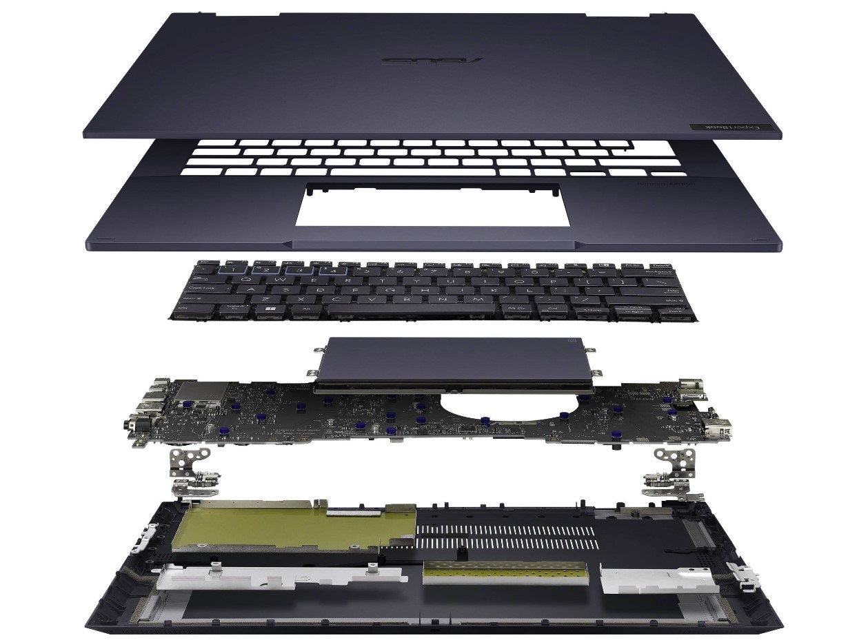 ASUS ExpertBook B7 Flip (B7402FEA) Test: Ein Flaggschiff-Enterprise-Notebook mit einem robusten Gehäuse-15 ASUS ExpertBook B7 Flip (B7402FEA) Test: Ein Flaggschiff-Enterprise-Notebook mit einem robusten Gehäuse-15