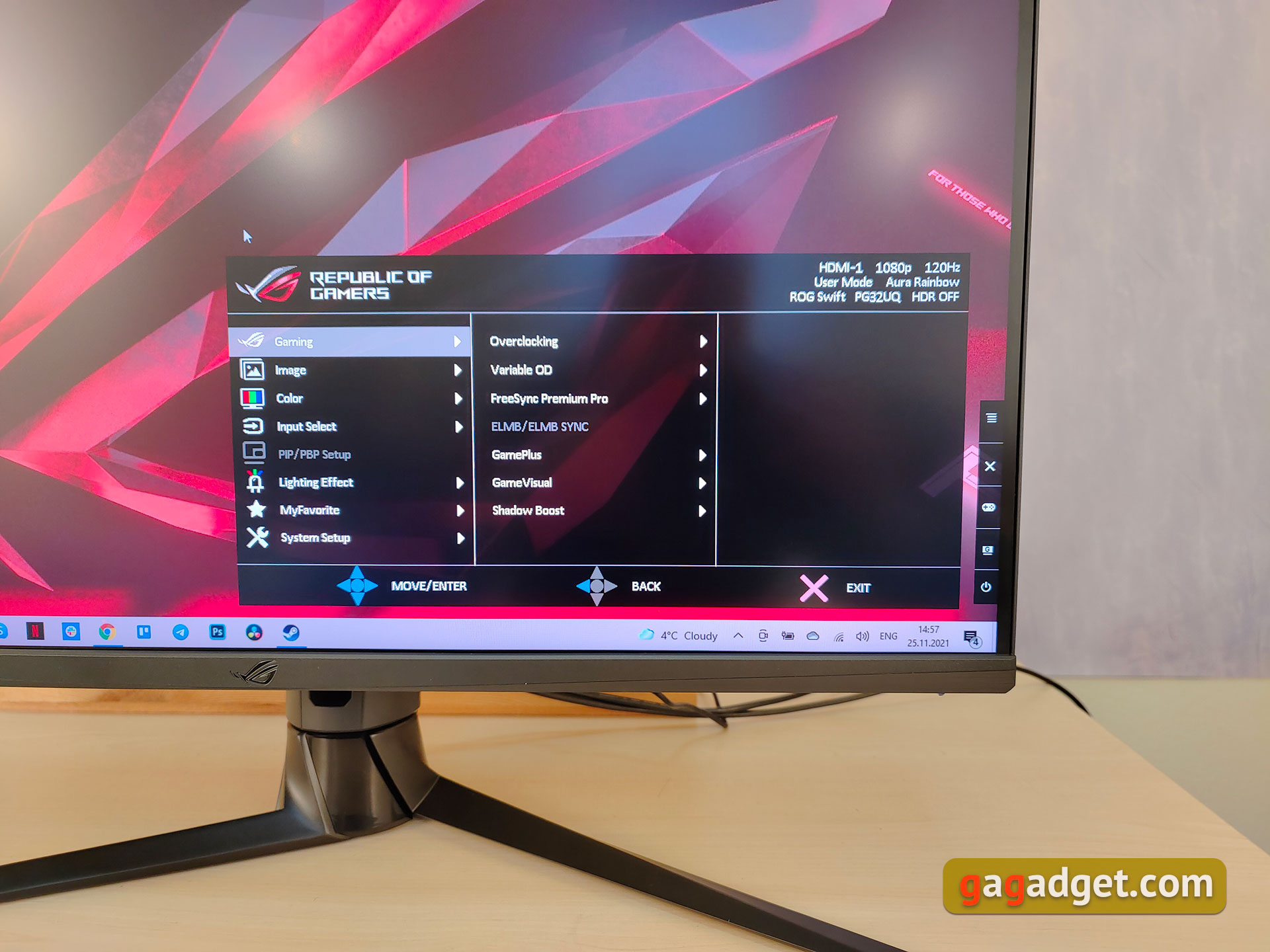 ASUS ROG Swift PG32UQ im Test: Quantenpunkt-4K-Gaming-Monitor-33