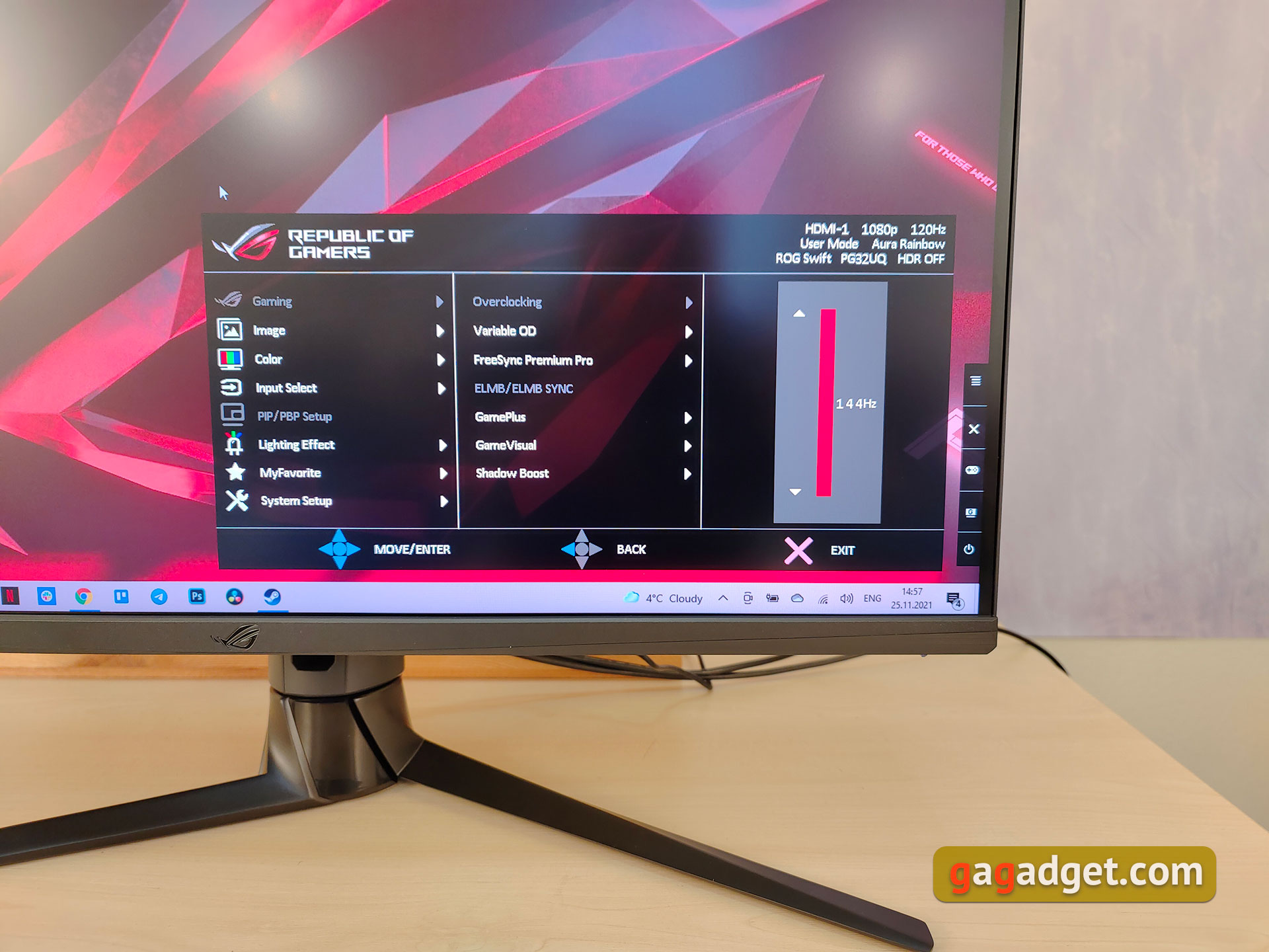 ASUS ROG Swift PG32UQ im Test: Quantenpunkt-4K-Gaming-Monitor-35