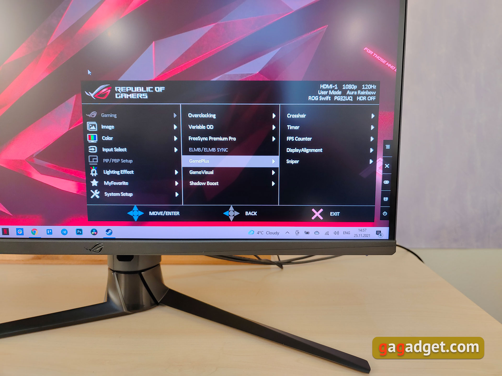 ASUS ROG Swift PG32UQ im Test: Quantenpunkt-4K-Gaming-Monitor-38