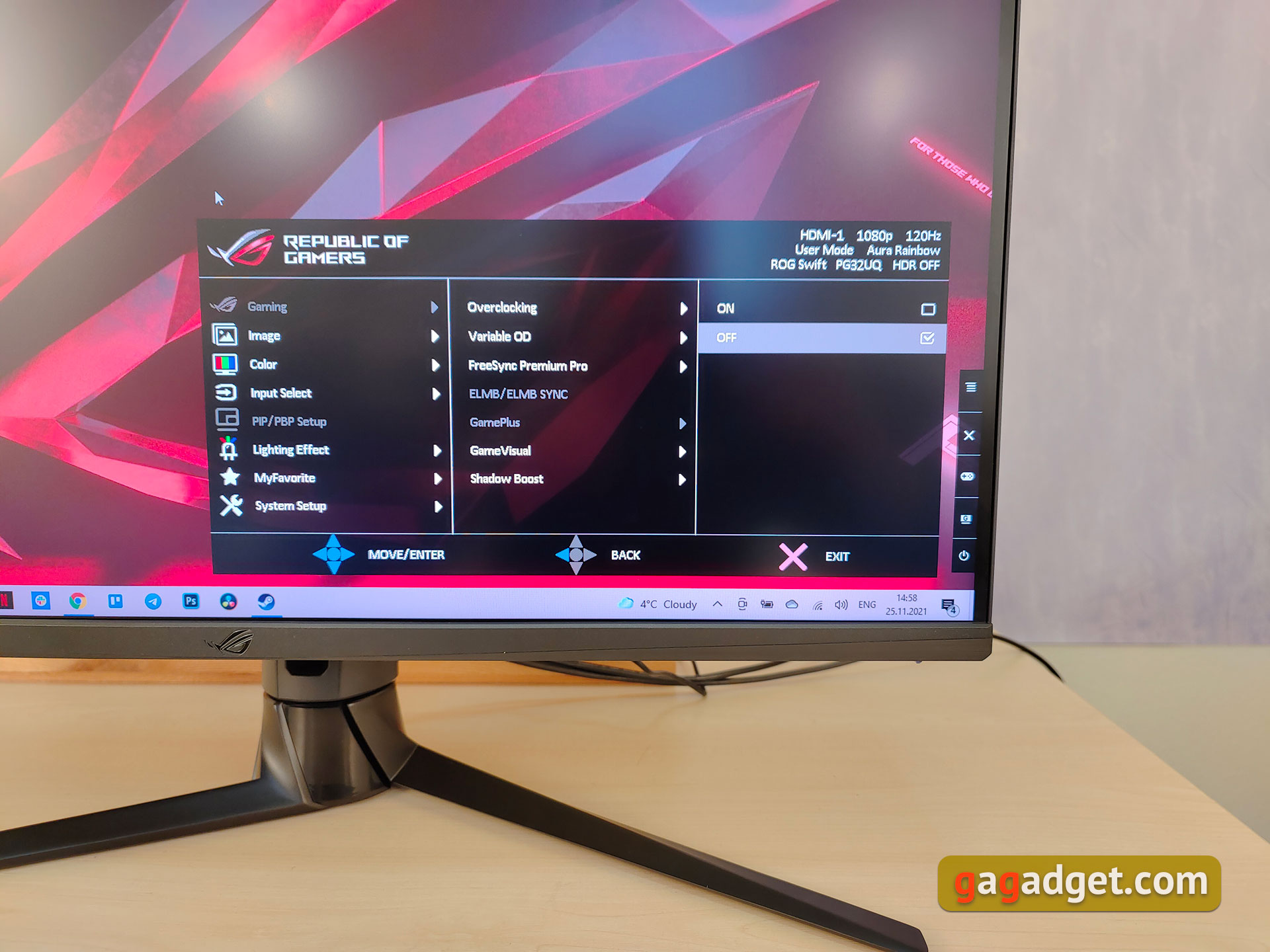 ASUS ROG Swift PG32UQ im Test: Quantenpunkt-4K-Gaming-Monitor-41