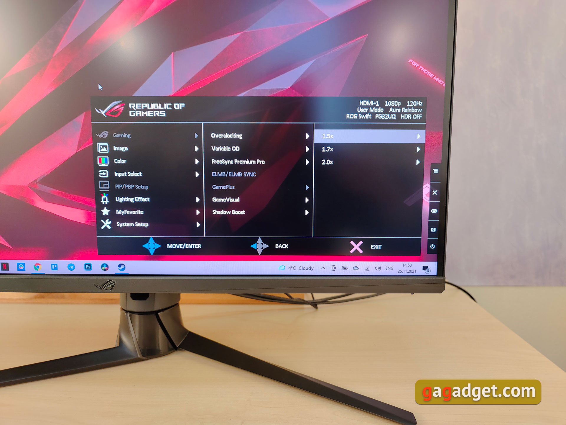 ASUS ROG Swift PG32UQ im Test: Quantenpunkt-4K-Gaming-Monitor-42