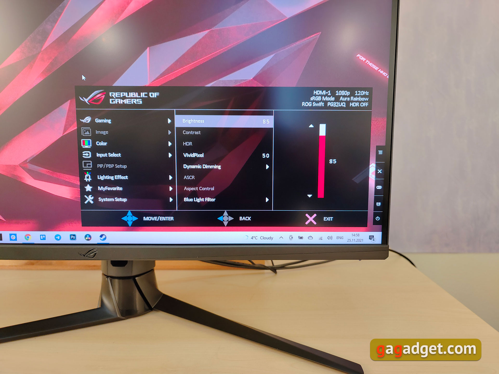 ASUS ROG Swift PG32UQ im Test: Quantenpunkt-4K-Gaming-Monitor-46