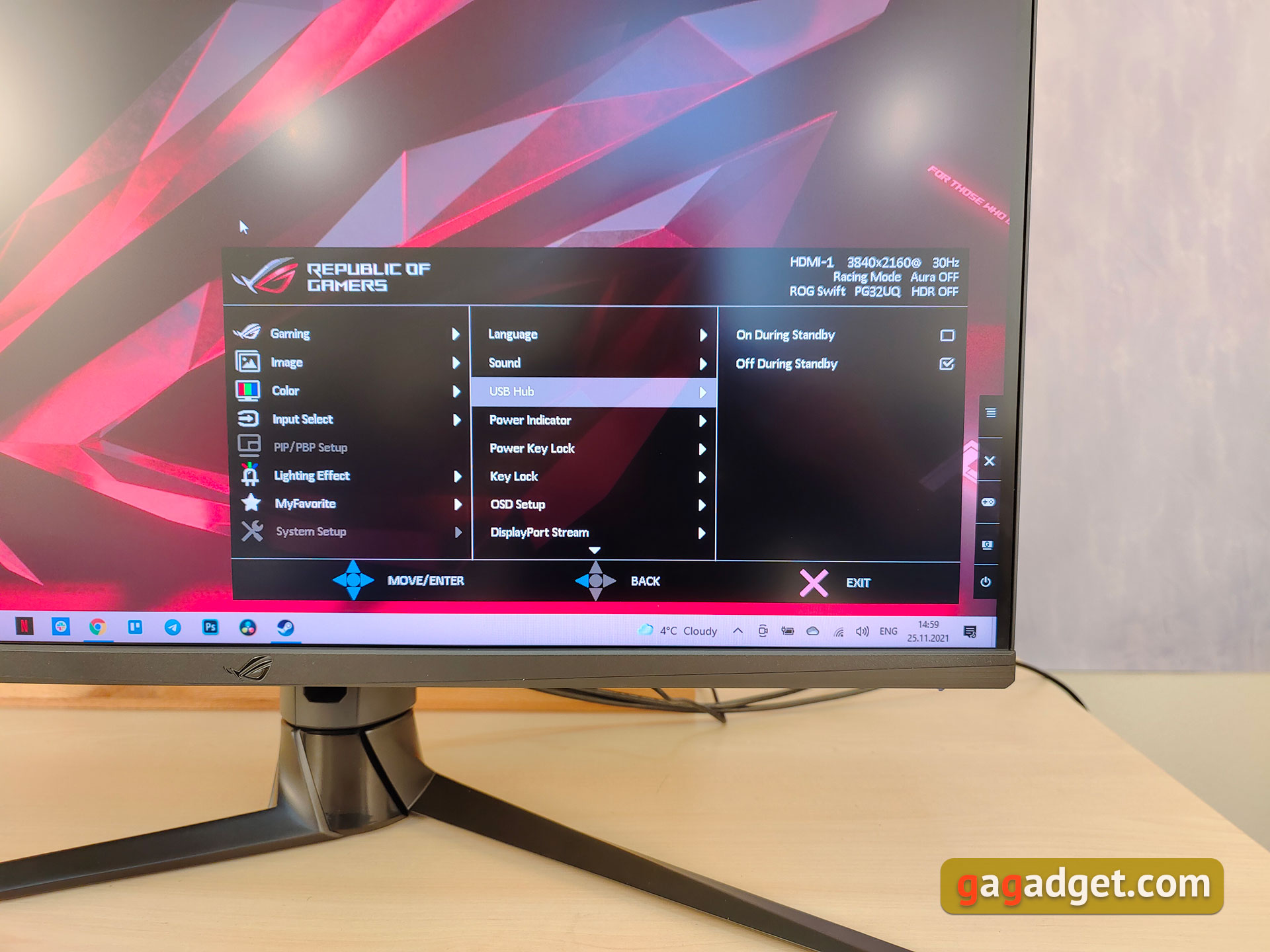 ASUS ROG Swift PG32UQ im Test: Quantenpunkt-4K-Gaming-Monitor-53