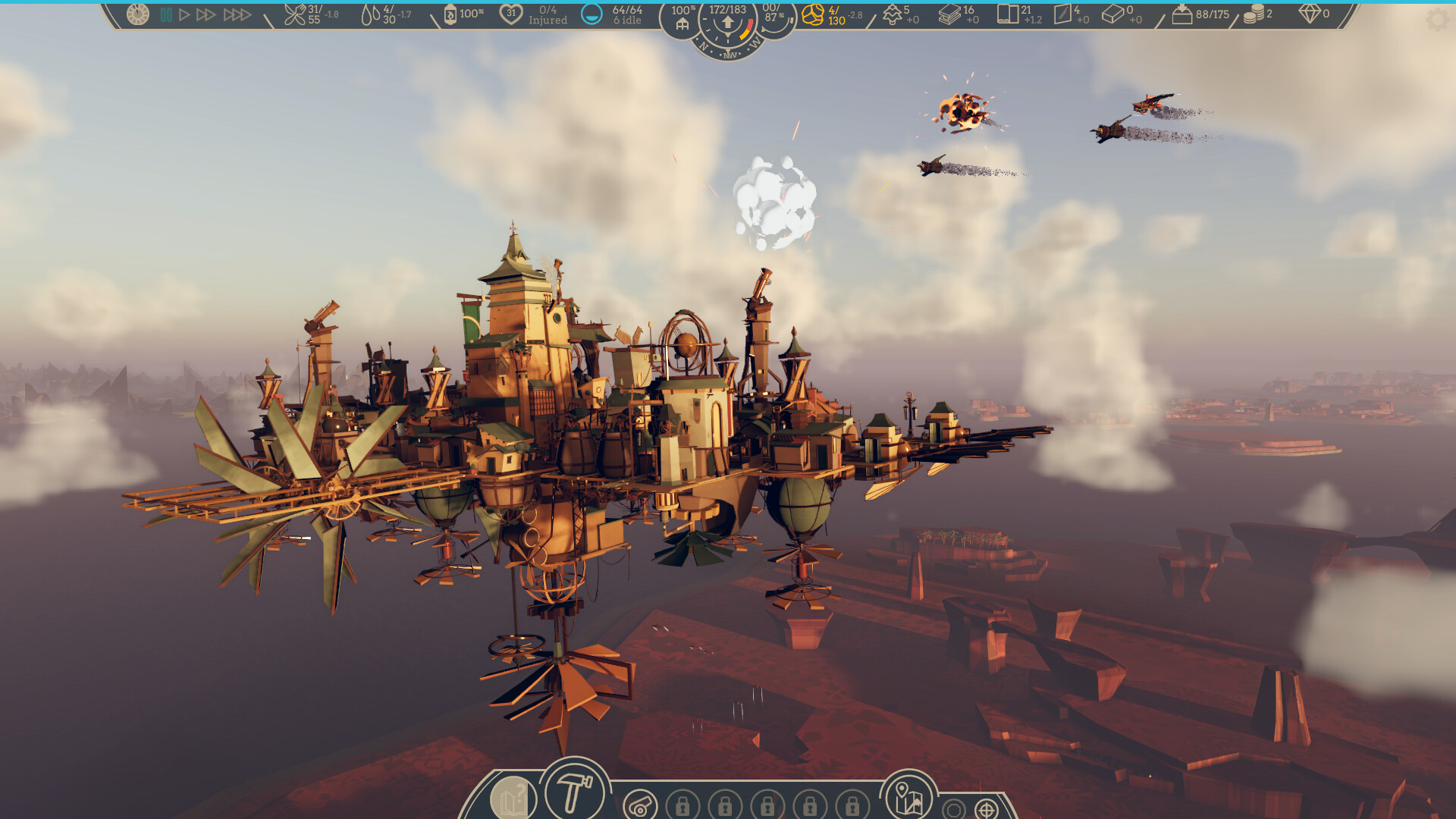 Eine Szene aus dem Spiel Airborne Empire Eine Szene aus dem Spiel Airborne Empire