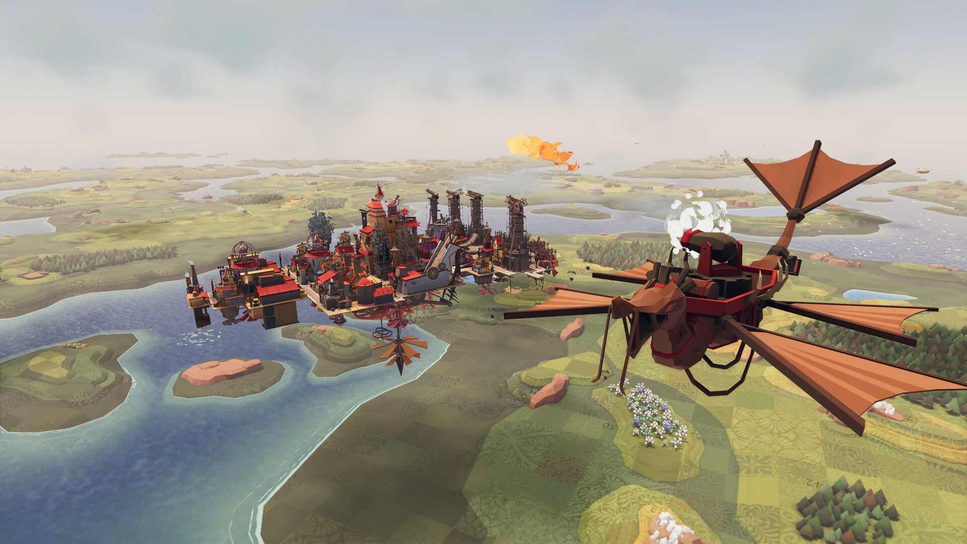 Fliegende Stadt in Airborne Empire Fliegende Stadt in Airborne Empire