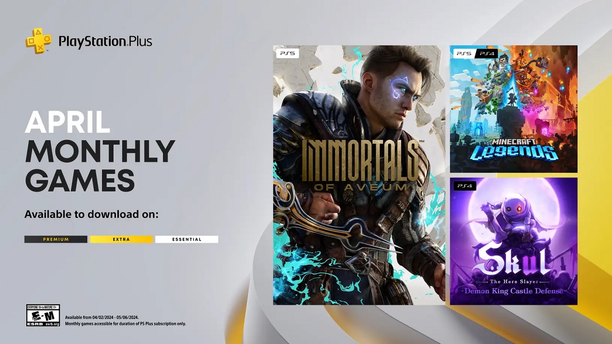 PlayStation Plus-Abonnenten haben kostenlosen Zugang zu Immortals of Aveum, Minecraft Legends und Skul: Der Heldentöter PlayStation Plus-Abonnenten haben kostenlosen Zugang zu Immortals of Aveum, Minecraft Legends und Skul: Der Heldentöter