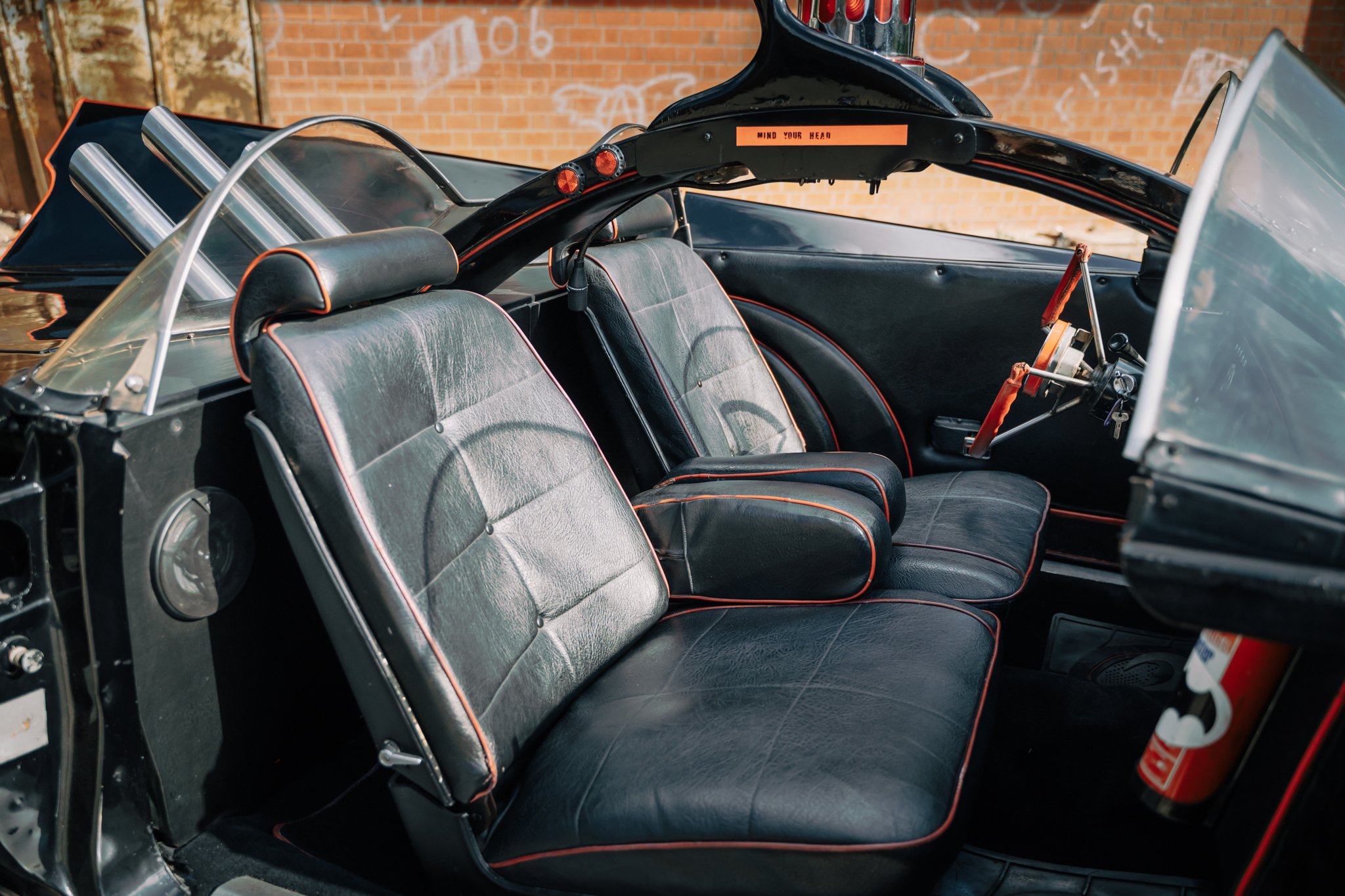 Das Äußere der Batmobile-Replik Das Äußere der Batmobile-Replik