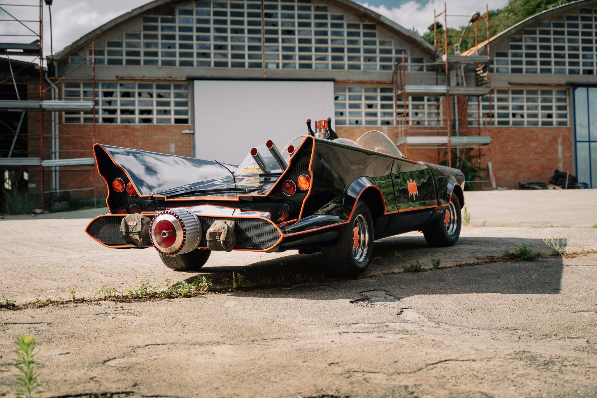 Das Batmobile in der Ausstellung Das Batmobile in der Ausstellung