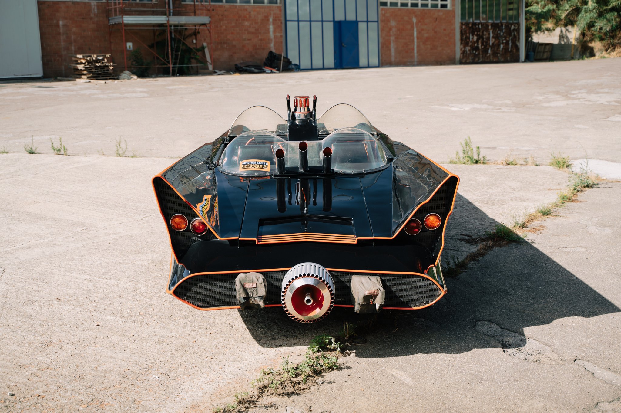 Das Interieur der Batmobile-Replik Das Interieur der Batmobile-Replik