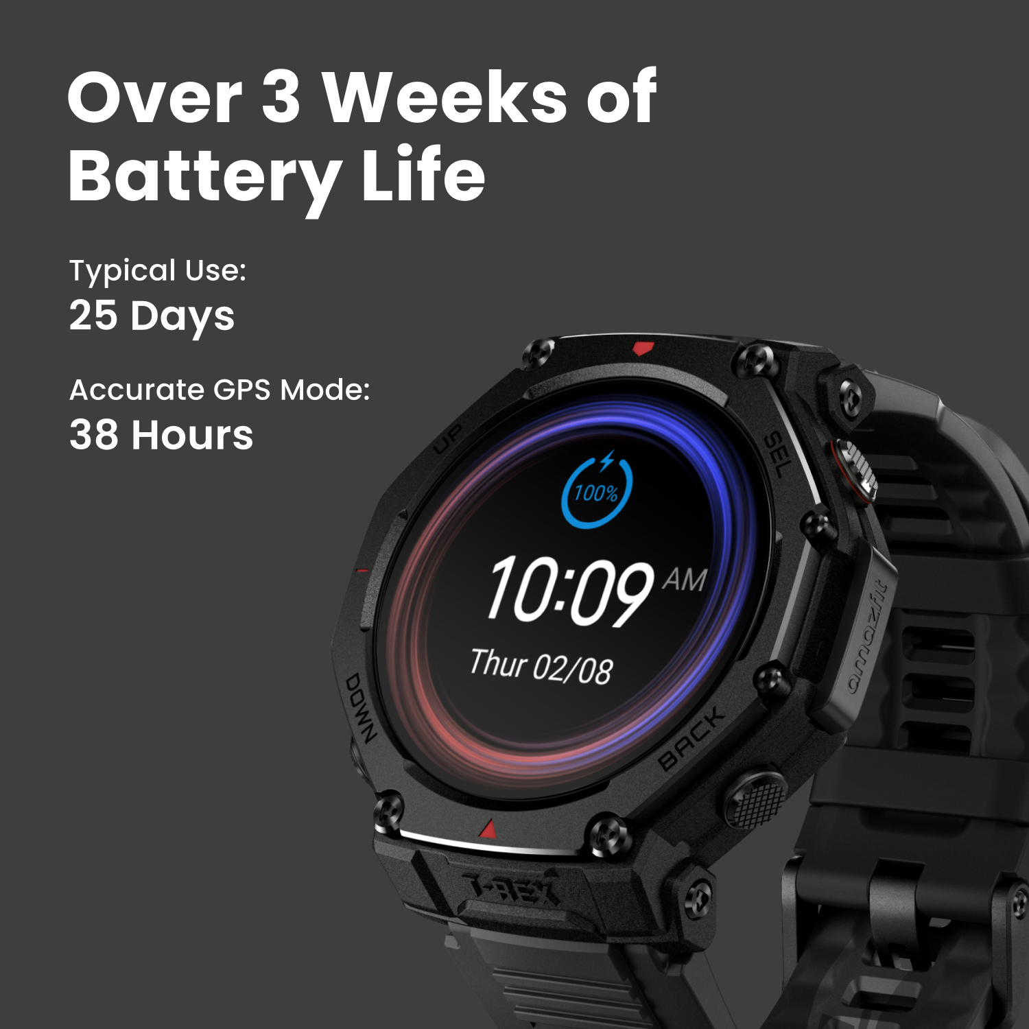 Amazfit T-Rex 3 Pro Uhr Akku Amazfit T-Rex 3 Pro Uhr Akku