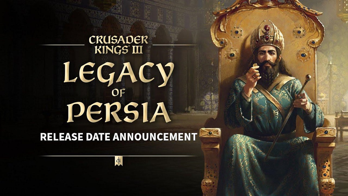 Paradox Interactive hat das Veröffentlichungsdatum des Legacy of Persia Add-ons für das historische Strategiespiel Crusader Kings 3 bekannt gegeben und einen neuen Trailer präsentiert Paradox Interactive hat das Veröffentlichungsdatum des Legacy of Persia Add-ons für das historische Strategiespiel Crusader Kings 3 bekannt gegeben und einen neuen Trailer präsentiert