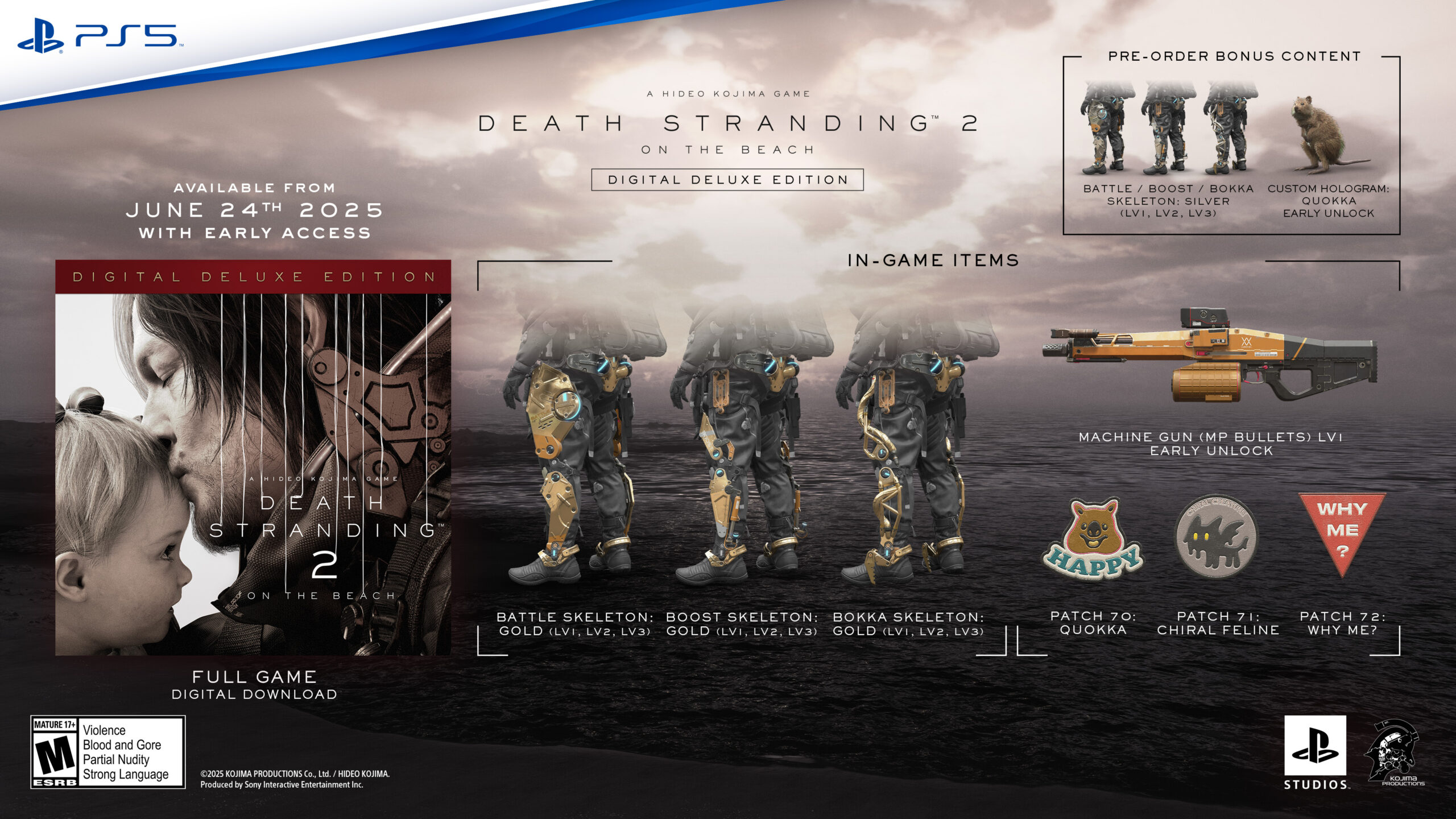Digitale Deluxe-Edition von Death Stranding 2 Digitale Deluxe-Edition von Death Stranding 2