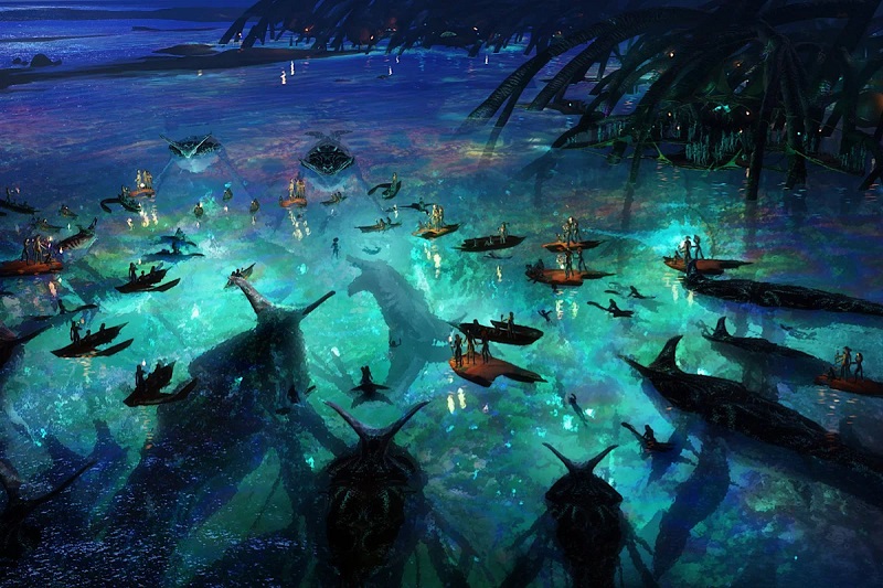 Die Schönheit Pandoras, Na'vi-Clans und Luftschiffe: Disney enthüllt fünf beeindruckende Konzeptzeichnungen für Avatar Teil III-5