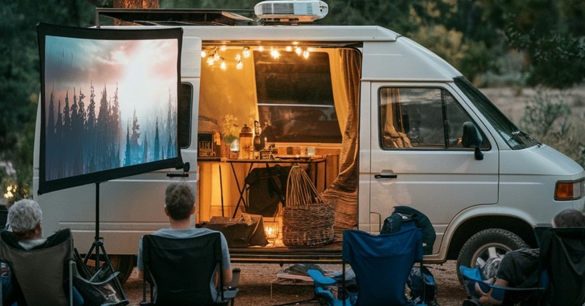 Beamer für Vanlife Beamer für Vanlife