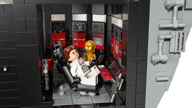 Szenen aus den STAR WARS-Filmen im LEGO Todesstern