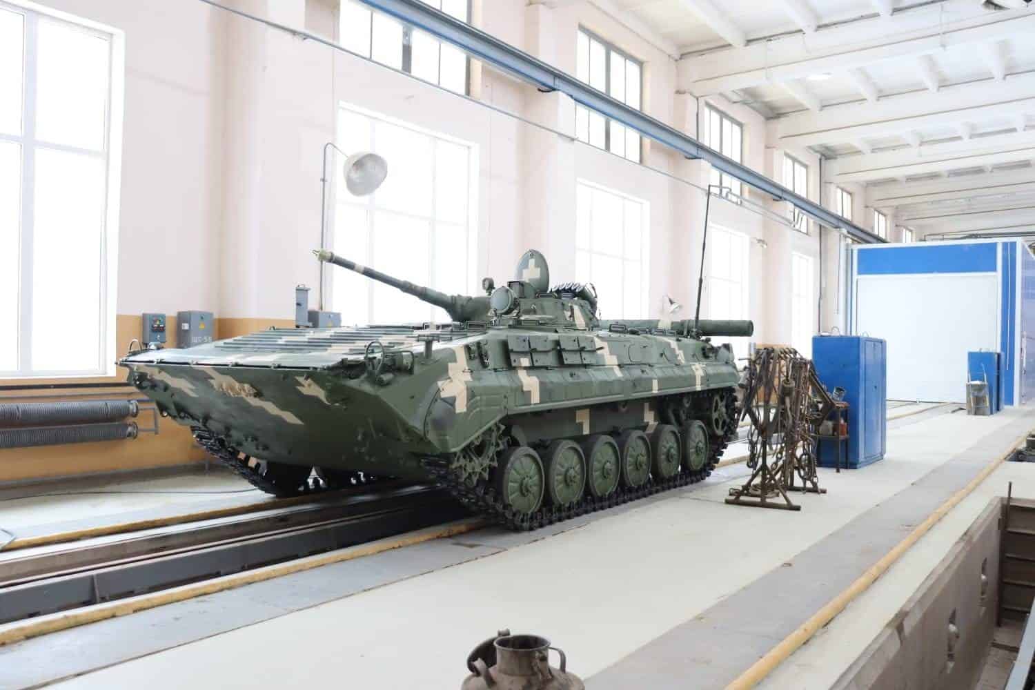 Reparierte und aufgerüstete BMP-1 Reparierte und aufgerüstete BMP-1