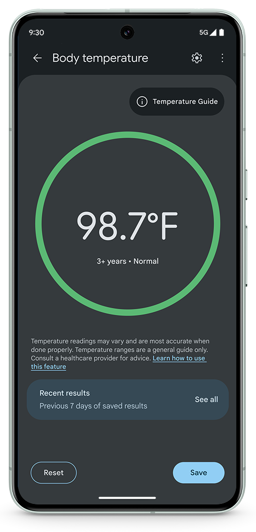 Google Pixel 8 Pro kann jetzt Ihre Körpertemperatur messen, wenn Sie es über Ihr Gesicht streichen-3 Google Pixel 8 Pro kann jetzt Ihre Körpertemperatur messen, wenn Sie es über Ihr Gesicht streichen-3