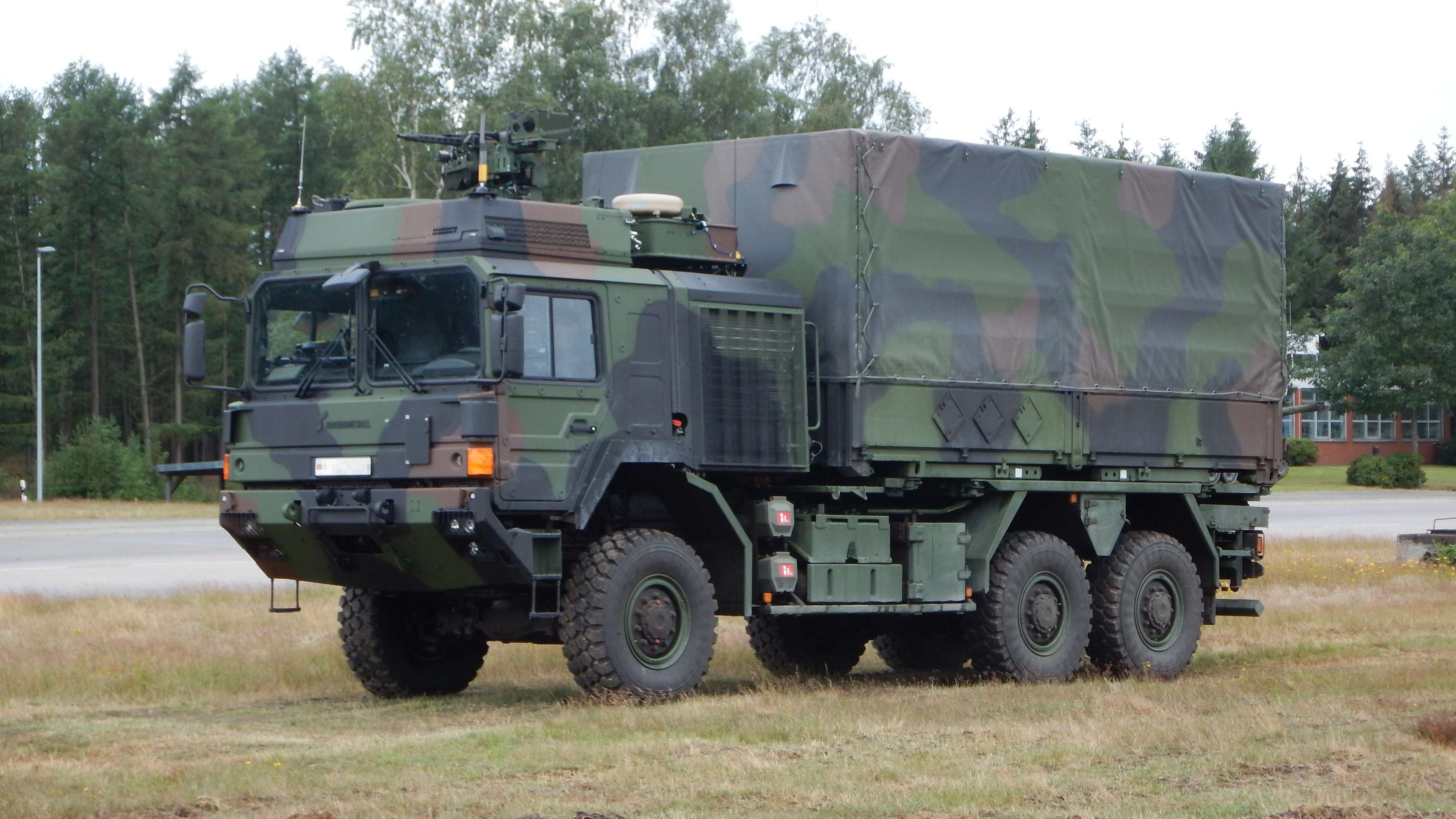Ein Militärlastwagen. Illustration: Bundeswehr