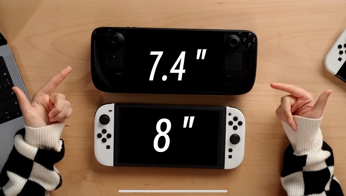 Ein chinesischer Blogger hat auf der Grundlage von durchgesickerten Informationen ein 3D-Modell der Nintendo Switch 2 erstellt und Vergleiche mit anderen Handheld-Konsolen angestellt (Video)-3 Ein chinesischer Blogger hat auf der Grundlage von durchgesickerten Informationen ein 3D-Modell der Nintendo Switch 2 erstellt und Vergleiche mit anderen Handheld-Konsolen angestellt (Video)-3