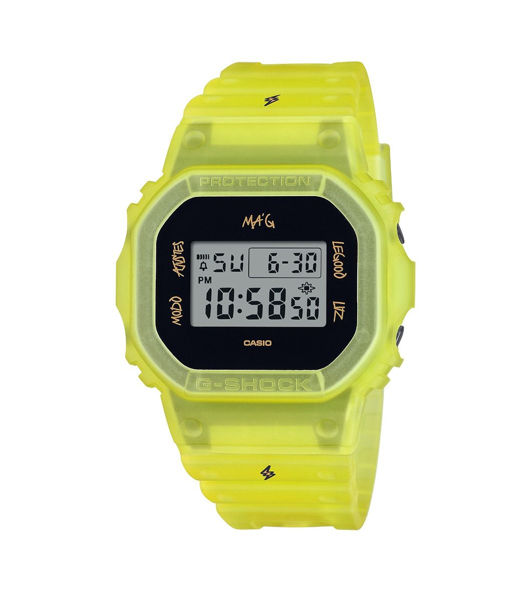 G-Shock DWE-5600JB-1A9ER in gelb