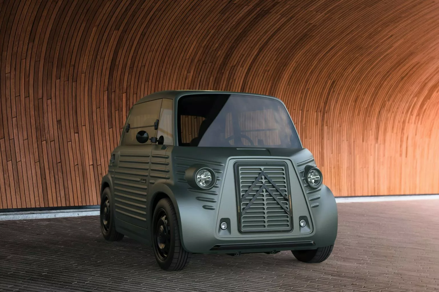 Citroën Type Ami im Retro-Stil.