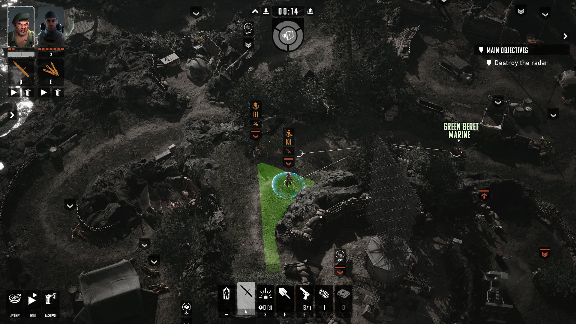 Teamarbeit in Commandos: Origins Teamarbeit in Commandos: Origins