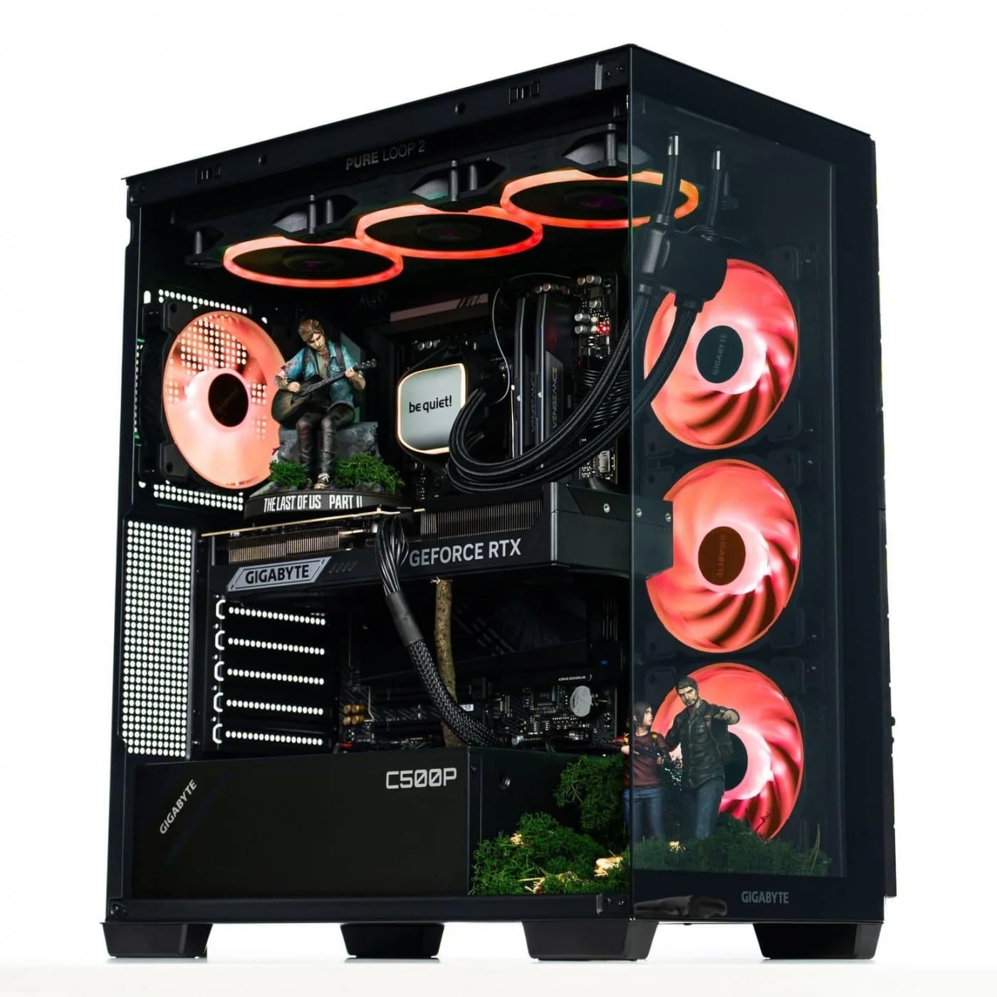 Detail eines Kunst-PCs mit Figuren Detail eines Kunst-PCs mit Figuren