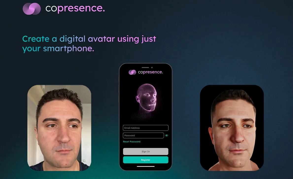 Copresence sammelt 6 Millionen Dollar für KI-Plattform zur Erstellung von 3D-Avataren Copresence sammelt 6 Millionen Dollar für KI-Plattform zur Erstellung von 3D-Avataren