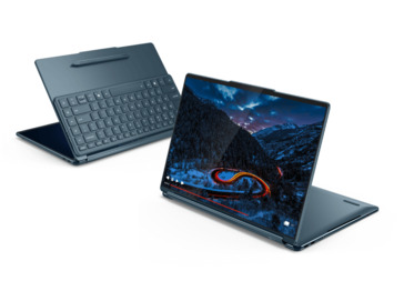 Lenovo Yoga Book 9i Laptop mit zwei Bildschirmen