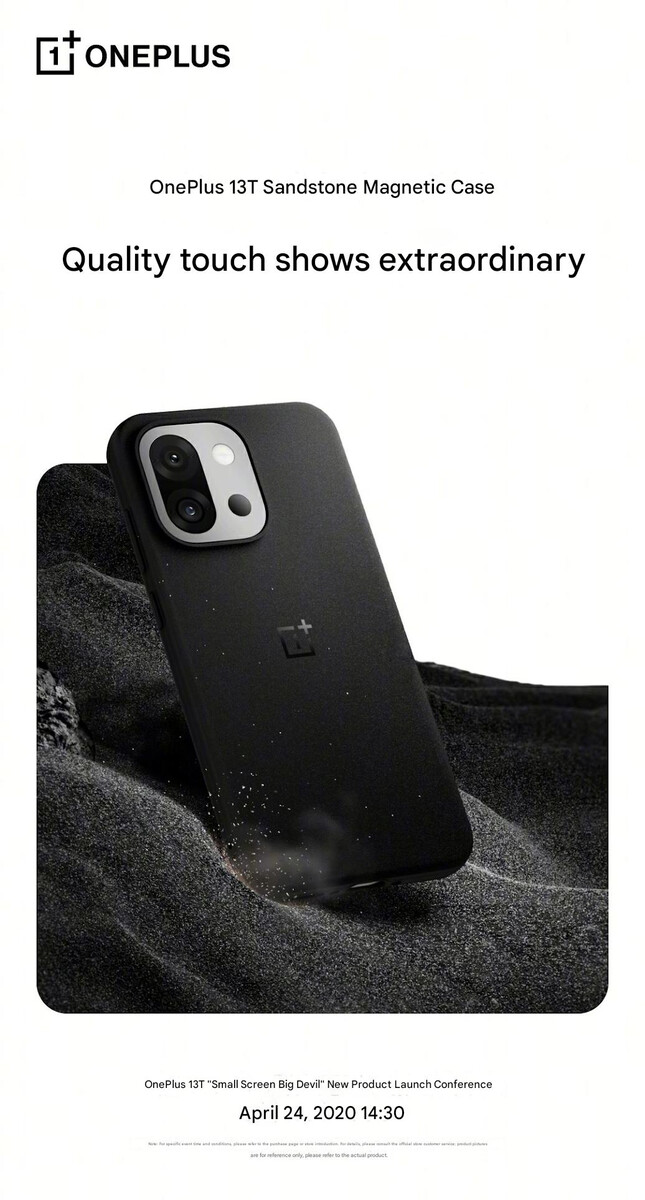 OnePlus 13T Größenvergleich