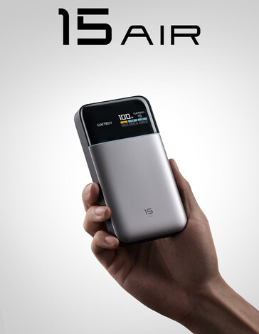Design der Cuktech Power Bank 15 Air Design der Cuktech Power Bank 15 Air