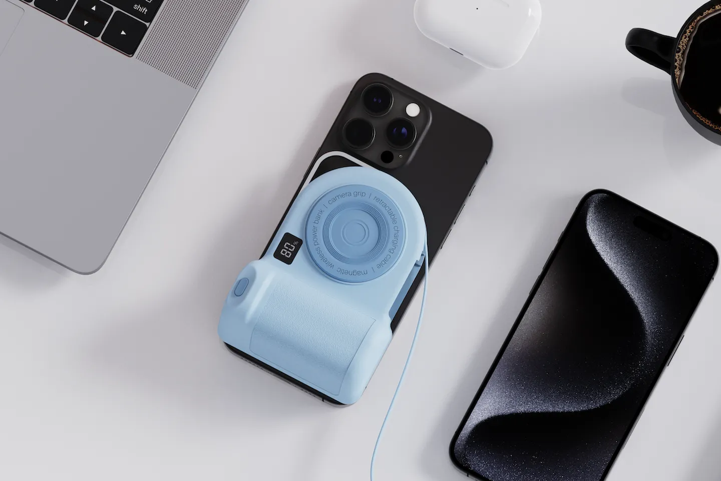 Belkin Stage PowerGrip blau Farbe 2 Belkin Stage PowerGrip blau Farbe 2