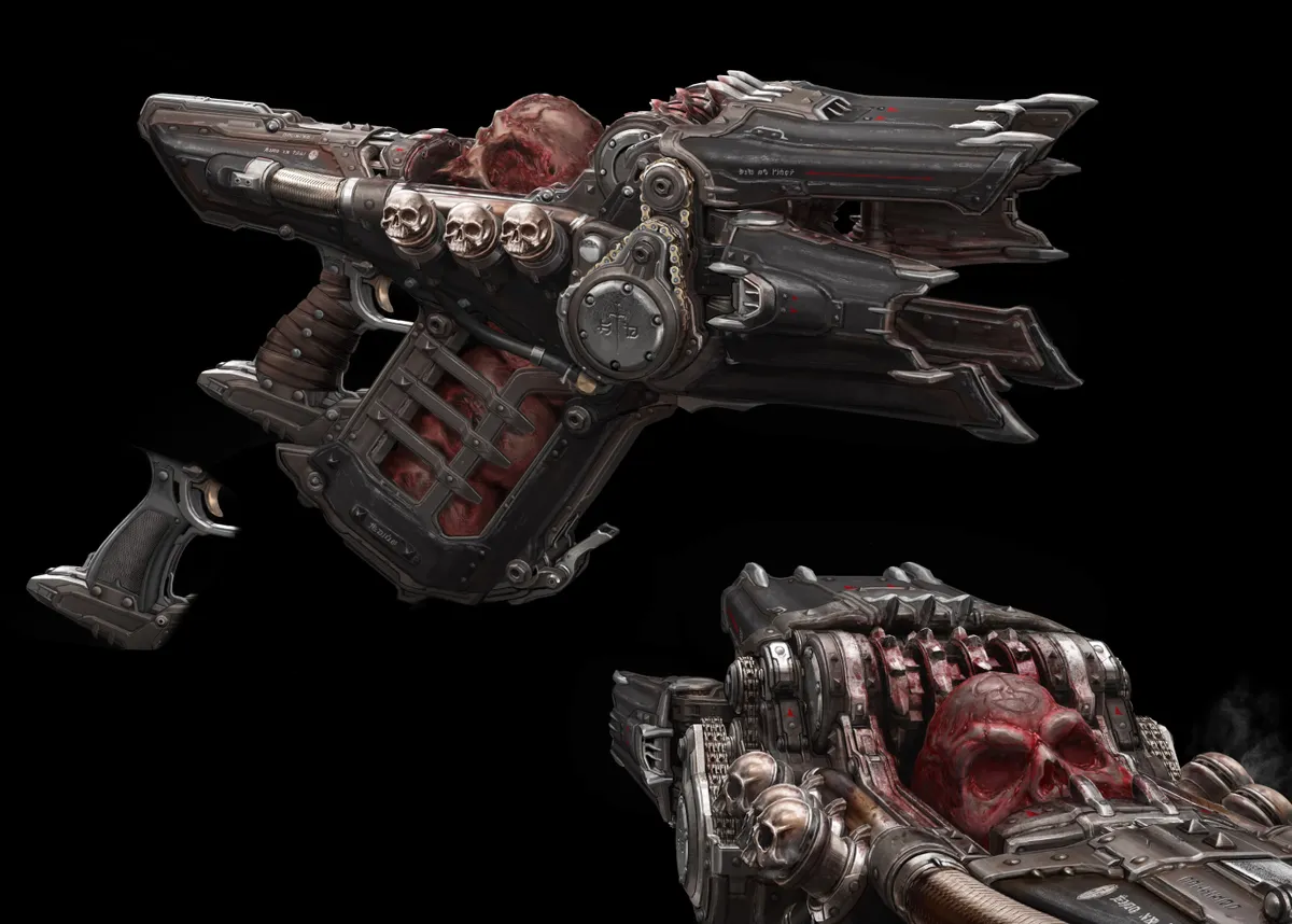 Schädelbrecher Illustration von Skullcrusher von Bethesda