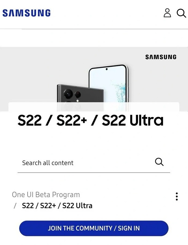 Screenshot eines Beitrags im Samsung Benutzerforum