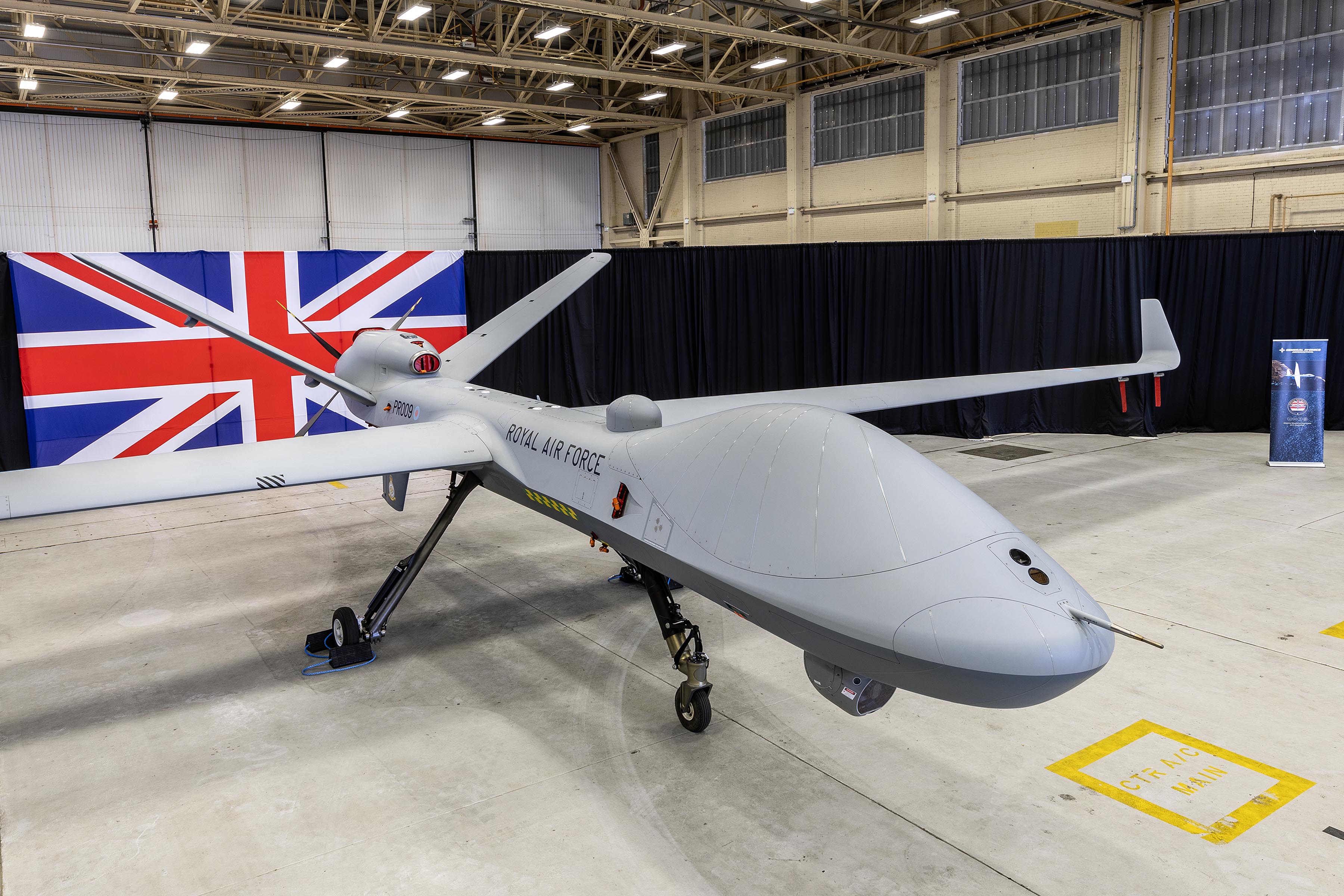 Die britische Royal Air Force hat die erste US Protector RG Mk1 Kampf- und Aufklärungsdrohne erhalten-2 Die britische Royal Air Force hat die erste US Protector RG Mk1 Kampf- und Aufklärungsdrohne erhalten-2