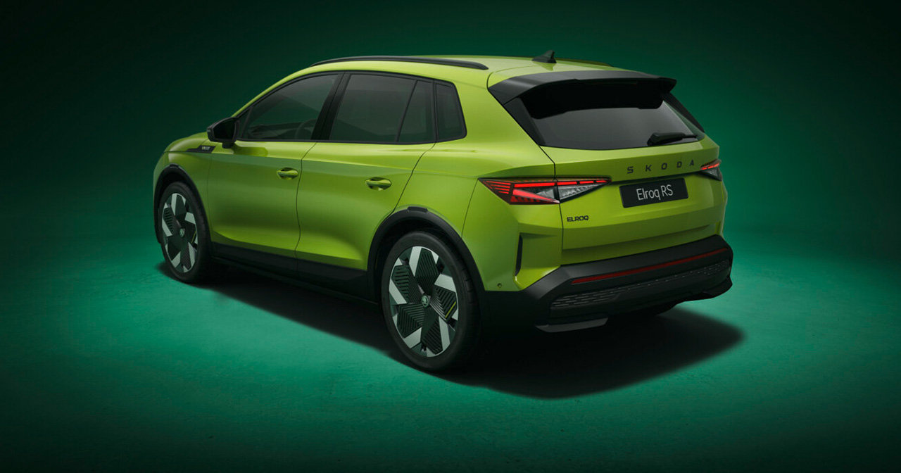 Heckausschnitt Skoda Elroq RS Heckausschnitt Skoda Elroq RS