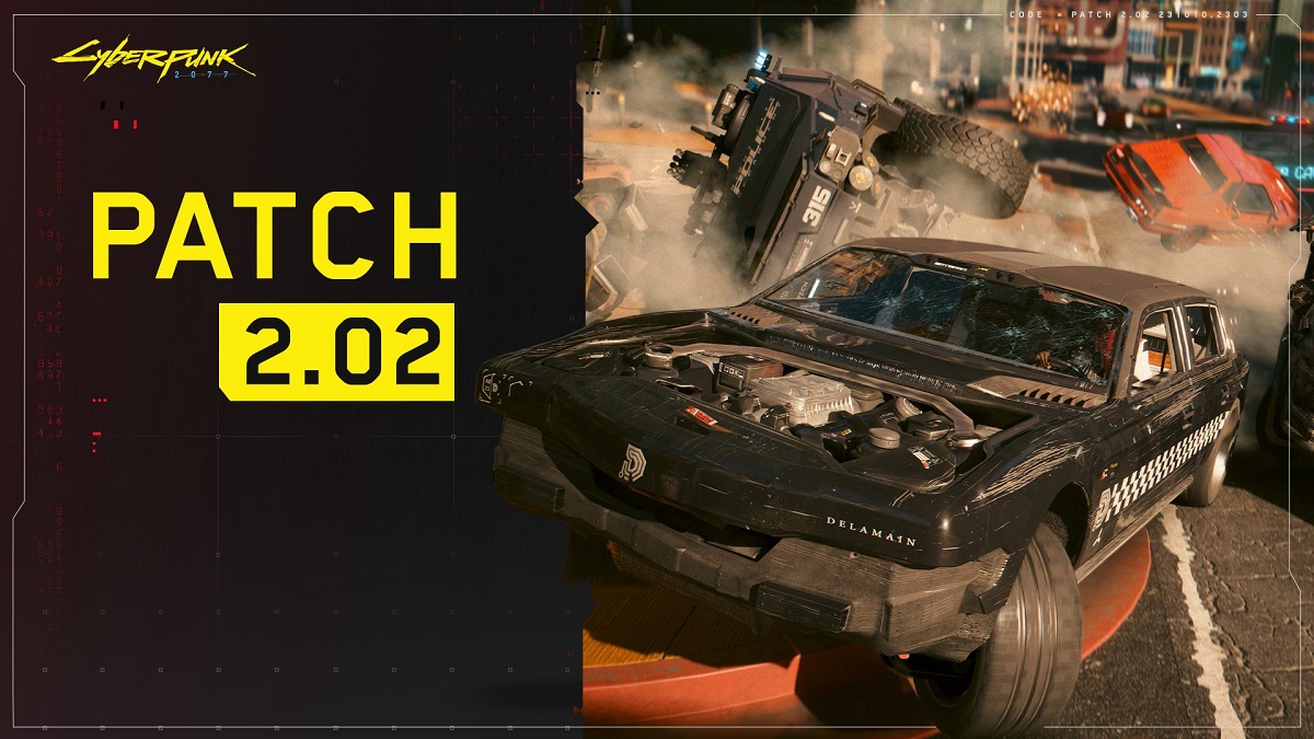 Für Cyberpunk 2077 wurde ein großer Patch 2.02 veröffentlicht. CD Projekt RED hat eine große Anzahl von Fehlern behoben und das Quadra Sport R-7 "Vigilante" Maslcar für Spieler der Xbox-Serie zurückgebracht Für Cyberpunk 2077 wurde ein großer Patch 2.02 veröffentlicht. CD Projekt RED hat eine große Anzahl von Fehlern behoben und das Quadra Sport R-7 "Vigilante" Maslcar für Spieler der Xbox-Serie zurückgebracht